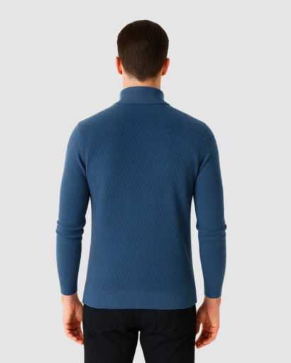 Pull à Col Zippé Homme – Élégance Moderne et Confort Thermique