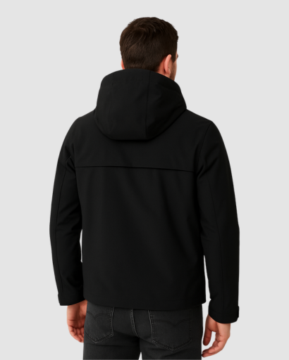 Veste Softshell Homme – Résistante à l’Eau et au Vent, Style Urbain