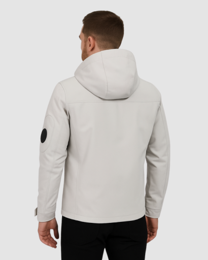 Veste Softshell Homme – Résistante à l’Eau et au Vent, Style Urbain