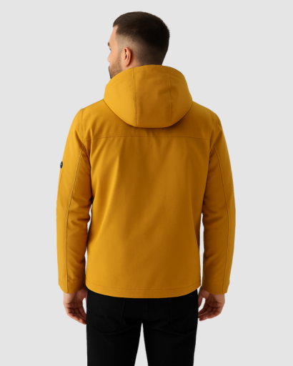 Veste Softshell Homme – Résistante à l’Eau et au Vent, Style Urbain