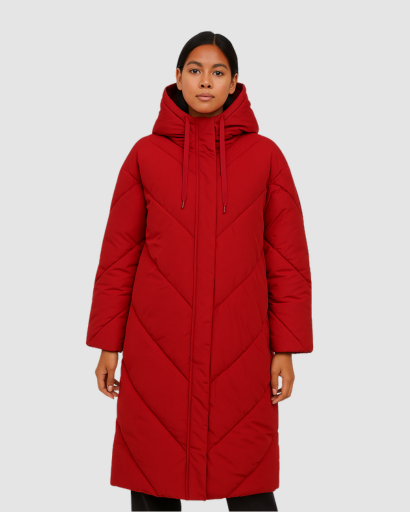 Doudoune Longue Femme à Capuche – Ultra Chaude & Légère