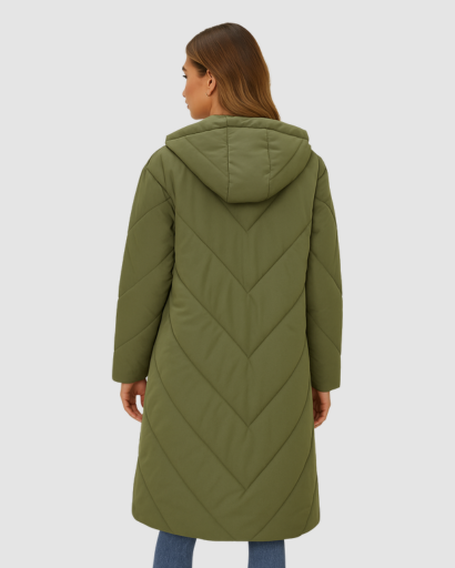 Doudoune Longue Femme à Capuche – Ultra Chaude & Légère