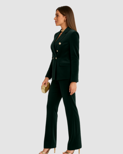 Costume Femme en Velours – Élégance Luxe pour Soirées et Événements