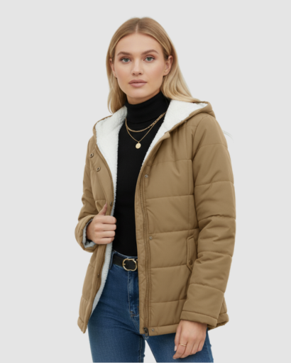 Veste Doudoune Courte Femme – Style Urbain et Confort Thermique