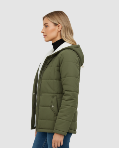 Veste Doudoune Courte Femme – Style Urbain et Confort Thermique