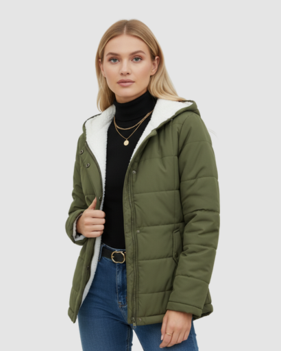 Veste Doudoune Courte Femme – Style Urbain et Confort Thermique
