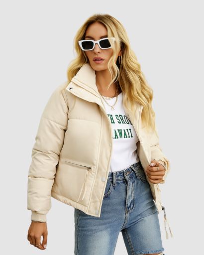 Doudoune Femme Courte – Style Urbain et Chaleur Assurée