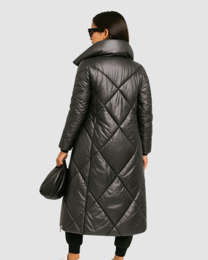 Manteau Matelassé Long Femme – Élégance Moderne et Confort Hivernal