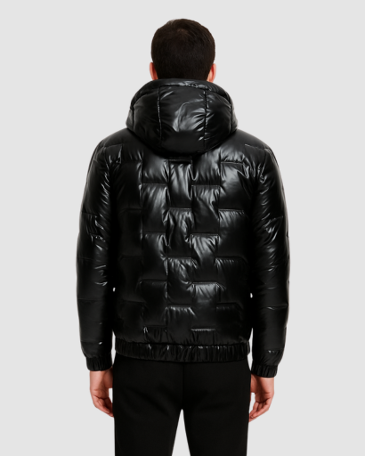 Veste Matelassée Homme – Finition Brillante et Look Moderne