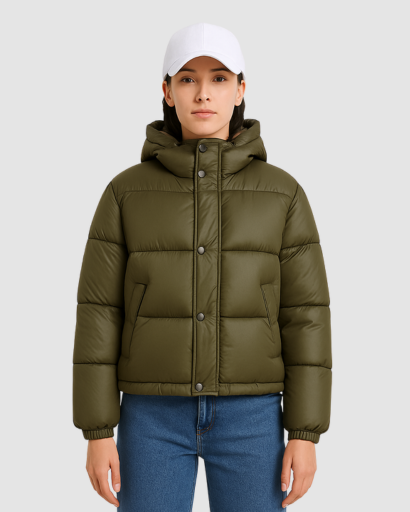 Doudoune Femme Hiver avec Capuche – Confort Moderne et Style Urbain