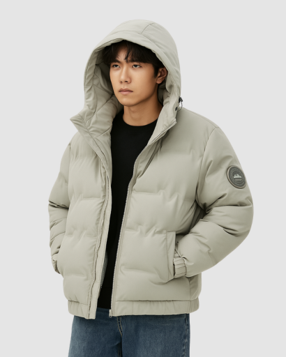 Veste Doudoune Homme à Capuche – Protection Thermique & Style Urbain