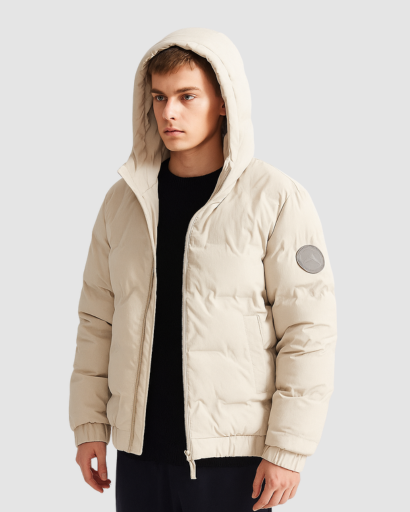 Veste Doudoune Homme à Capuche – Protection Thermique & Style Urbain