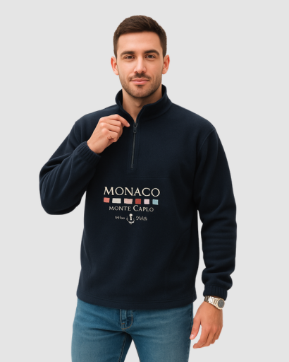 Sweat Zippé Homme – Esprit Monaco & Confort Premium