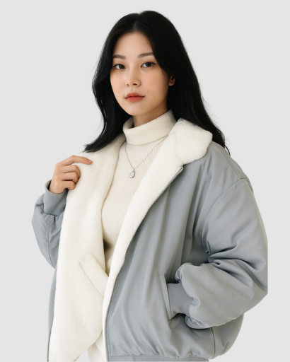 Blouson Femme Réversible – vue 3