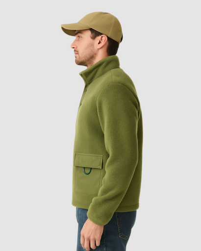 Pull Homme Zippé – Style Urbain Fonctionnel