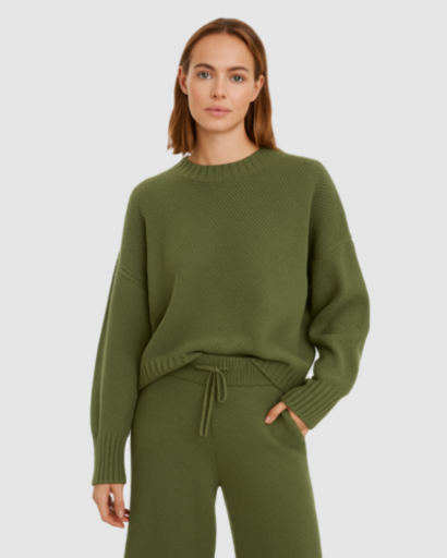 Ensemble Pull & Pantalon Tricoté – Confort Élégant pour la Saison