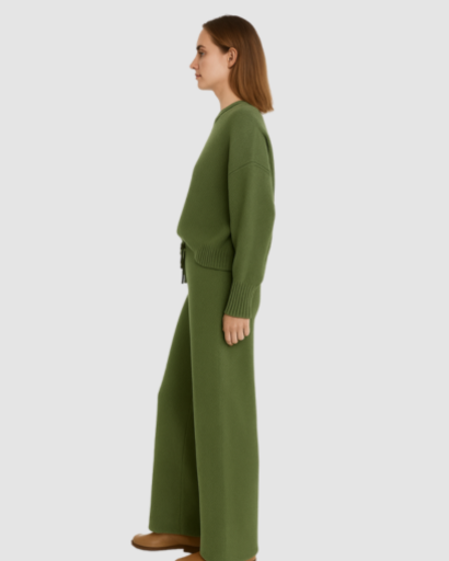 Ensemble Pull & Pantalon Tricoté – Confort Élégant pour la Saison