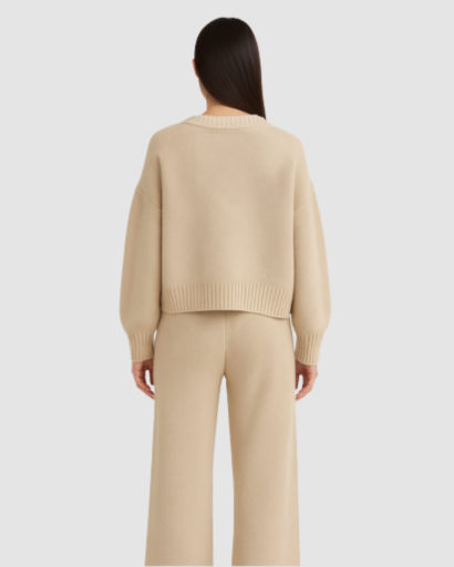 Ensemble Pull & Pantalon Tricoté – Confort Élégant pour la Saison