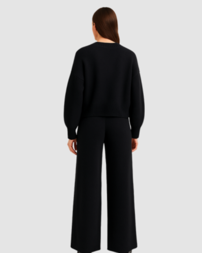 Ensemble Pull & Pantalon Tricoté – Confort Élégant pour la Saison