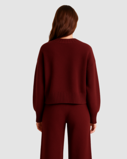 Ensemble Pull & Pantalon Tricoté – Confort Élégant pour la Saison