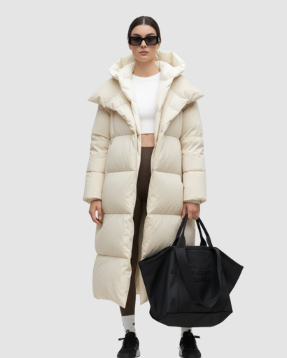 Doudoune Longue Réversible Femme – Ultra Confort et Style Urbain