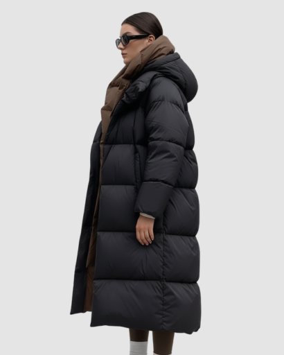 Doudoune Longue Réversible Femme – Ultra Confort et Style Urbain