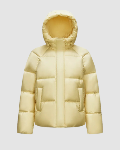 Doudoune Femme Courte Hiver avec Capuche – Manteau Chaud et Moderne