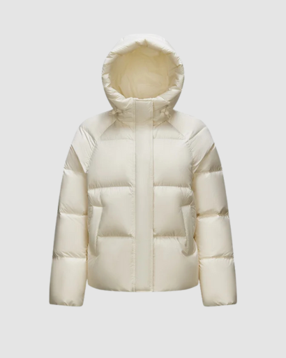 Doudoune Femme Courte Hiver avec Capuche – Manteau Chaud et Moderne