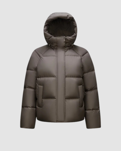 Doudoune Femme Courte Hiver avec Capuche – Manteau Chaud et Moderne