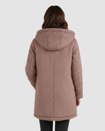 Manteau Long Femme à Capuche Doublé Polaire – Hiver Chaud et Confort au Quotidien