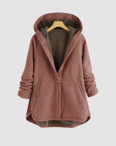 Manteau Long Femme à Capuche Doublé Polaire – Hiver Chaud et Confort au Quotidien