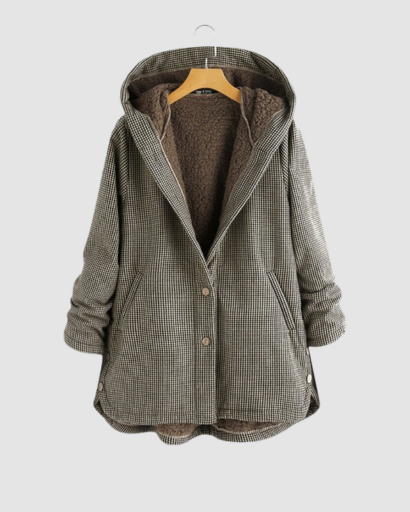 Manteau Long Femme à Capuche Doublé Polaire – Hiver Chaud et Confort au Quotidien