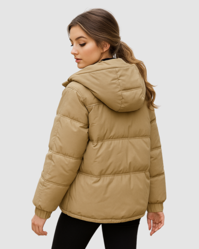 Doudoune Femme à Capuche – Chaude, Légère et Stylée