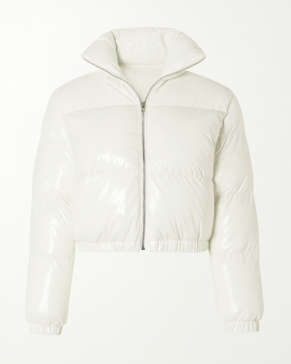 Blouson Matelassé Femme Brillant – Coupe Courte Moderne