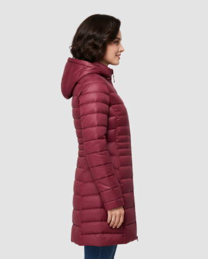 Doudoune Longue Femme Ultra-Légère & Chaude – Coupe Slim & Capuche