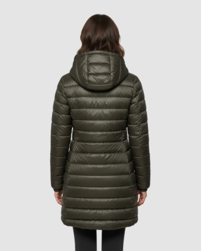 Doudoune Longue Femme Ultra-Légère & Chaude – Coupe Slim & Capuche