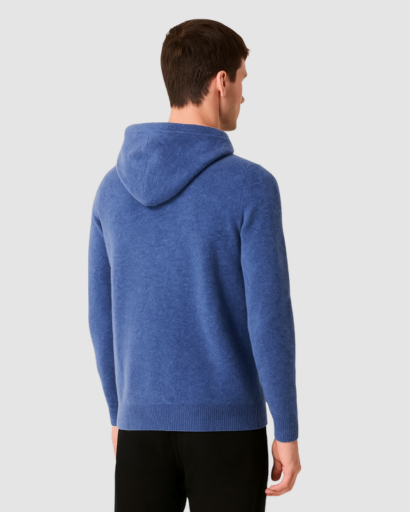 Pull Hoodie Homme en Cachemire – Luxe, Confort & Élégance Moderne