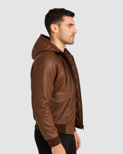 Veste d’Hiver Homme à Capuche – Style Urbain & Doublure Matelassée