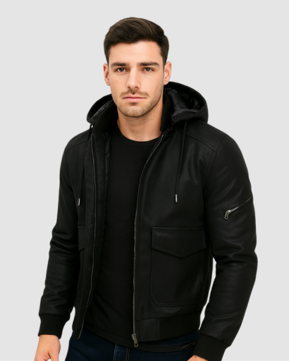 Veste d’Hiver Homme à Capuche – Style Urbain & Doublure Matelassée