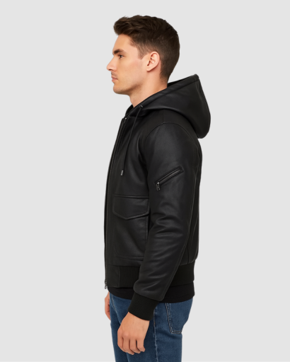 Veste d’Hiver Homme à Capuche – Style Urbain & Doublure Matelassée