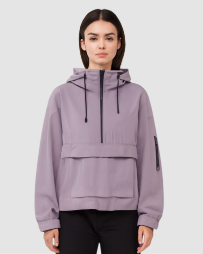 Veste Anorak Femme à Capuche – Style Sport & Protection Légère