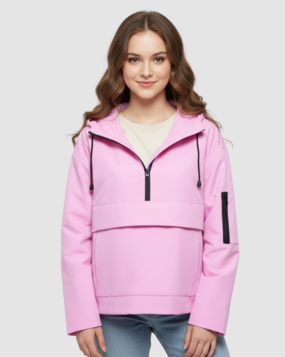 Veste Anorak Femme à Capuche – Style Sport & Protection Légère