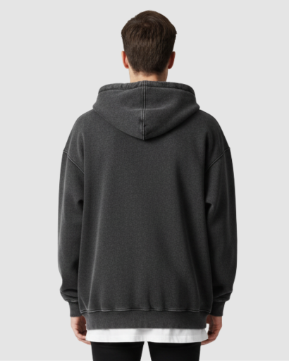 Sweat à Capuche Homme Oversize Zippé – Confort Doux & Style Moderne