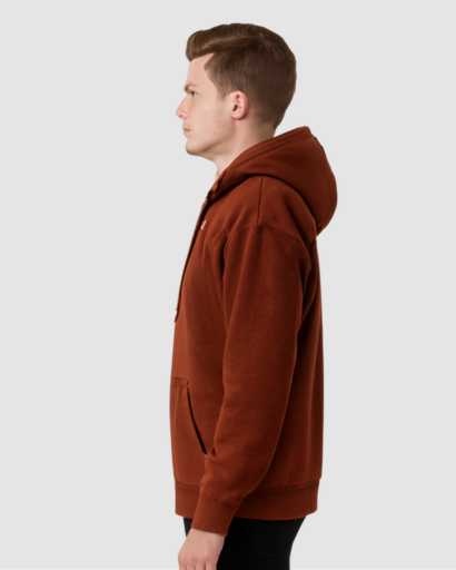 Sweat à Capuche Homme Oversize Zippé – Confort Doux & Style Moderne