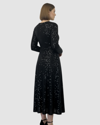 Robe Maxi Femme Séquins Coupe Élégante – Effet Brillant & Glamour | Soirée & Invitée Mariage