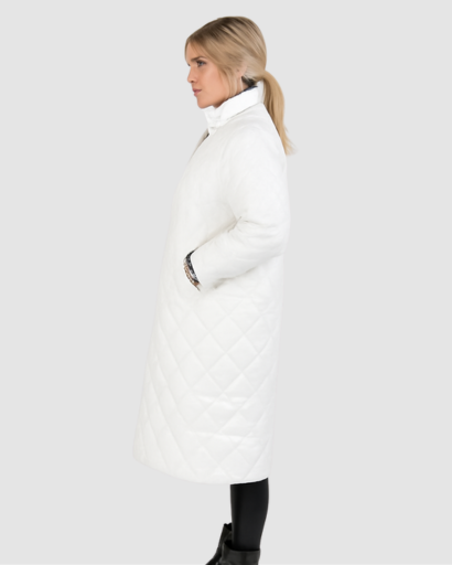 Manteau Long Femme Matelassé – Chaud, Élégant & Confort d’Hiver