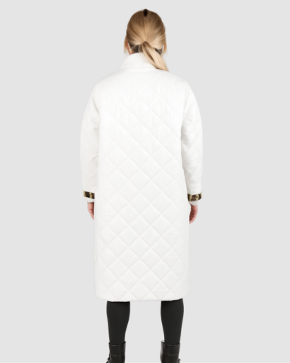 Manteau Long Femme Matelassé – Chaud, Élégant & Confort d’Hiver