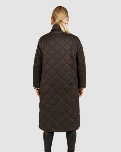 Manteau Long Femme Matelassé – Chaud, Élégant & Confort d’Hiver