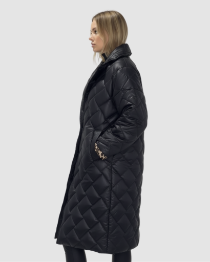 Manteau Long Femme Matelassé – Chaud, Élégant & Confort d’Hiver