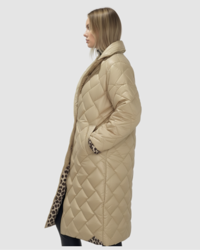 Manteau Long Femme Matelassé – Chaud, Élégant & Confort d’Hiver